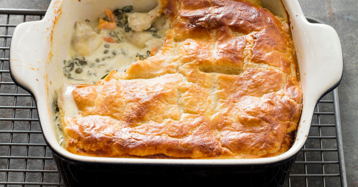 Chicken, Spinach, and Artichoke Pot Pie OnePan Wonders